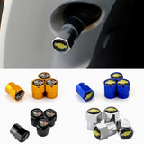 4pcs/set Chevrolet Corvette Car Air Valve Stem Cap Auto Tyre Valve Covers