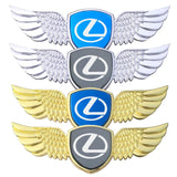 Lexus Logo Metal Wings Car Front Hood Bonnet Center Sticker Emblem