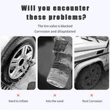 4pcs/set Suzuki Car Air Valve Stem Cap Anti Dirty Tyre Valve Covers
