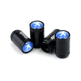 4pcs/set Peugeot Logo Sport Matte Car Air Valve Stem Caps Auto Tyre Valve Covers