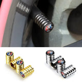 4pcs/set Buick Car Wheel Tire Air Covers Dust Proof Tire Valve Caps