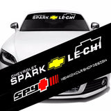 130*21cm Chevrolet Car Front Trunk Window Windshield Sunshade Sticker Decal