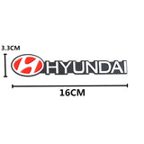 Hyundai Metal Car Rear Sticker Side Emblem Badge Decal