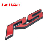 Chevrolet RS Logo Metal Car Rear Sticker Decal Trunk Emblem Badge