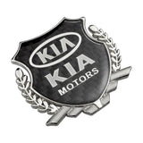 KIA Metal Carbon Fiber Car Rear Sticker Shield Trunk Emblem Badge Decal