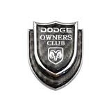 Dodge Shield Carbon Fiber Car Rear Sticker Window Emblem Badge Decal