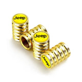 4pcs/set Jeep Car Wheel Tire Air Covers Dust Proof Tire Valve Caps