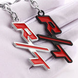Dodge R/T Logo Metal Car Keychain Keyring