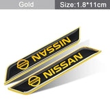 2pcs Nissan Car Fender Side Stickers Trunk Anti-scratch Decal