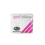 Subaru STI Aluminum Alloy Car Body Sticker Nameplate Rear Emblem Badge Decal