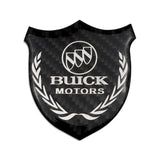 Buick Metal Carbon Fiber Car Rear Sticker Shield Trunk Emblem Badge Decal