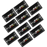 10pcs Honda Mugen Logo Epoxy Car Armrest Button Sticker