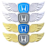 Honda Logo Metal Wings Car Front Hood Bonnet Center Sticker Emblem