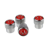 4pcs/set Honda Mugen Power Logo Car Air Valve Stem Caps Auto Tyre Valve Covers