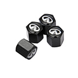 4pcs/set Infiniti Car Air Valve Stem Cap Auto Tyre Valve Covers