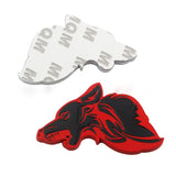 Ford Wolf Metal Car Rear Sticker Auto Body Side Fender Emblem Badge Decal