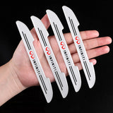 4pcs Infiniti Car Door Bumper Strip Anti-collision Protection Sticker