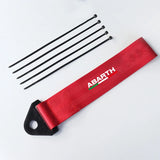 Abarth Nylon Car Front Bumper Trailer Belt Towing Rope