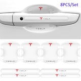 Tesla Car Door Bowl Handle Anti-collision Protective Stickers Scratches Film