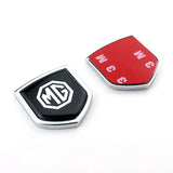 2PCS MG Metal Car Rear Sticker Shield Trunk Emblem Badge Decal