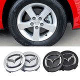 4pcs/set 52/56/60mm Mazda Car Wheel Center Hub Caps Hub Covers