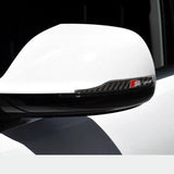 Audi Sline Carbon Fiber Rearview Mirror Car Stickers Emblem Decal