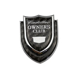 Cadillac Shield Carbon Fiber Car Rear Sticker Window Emblem Badge Decal