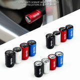 4pcs/set Dodge RAM Viper RT Logo Sport Matte Car Air Valve Stem Caps Auto Tyre Valve Covers