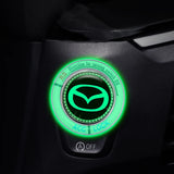 Mazda Luminous Car Engine One-click Start Stop Button Cover Sticker