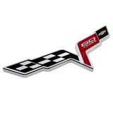 Chevrolet Corvette 60 Years Metal Car Rear Sticker Decal Trunk Emblem Badge