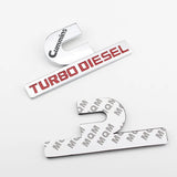 Dodge CUMMINS Turbo Metal Car Rear Sticker Emblem Badge