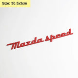 Mazda Mazdaspeed Logo Metal Car Rear Sticker Decal Auto Trunk Emblem Badge