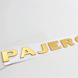 Mitsubishi PAJERO ABS Car Rear Sticker Trunk Emblem Badge Decal