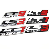 Dodge HEMI LT1 LT9 LS3 Logo Metal Car Rear Sticker Emblem Badge Decal