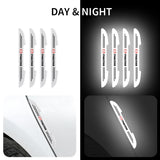 4pcs Mazda Car Door Bumper Strip Anti-collision Protection Sticker