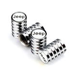 4pcs/set Jeep Car Wheel Tire Air Covers Dust Proof Tire Valve Caps
