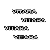 4pcs/set Suzuki Swift SX4 Vitara Metal Car Stereo Sticker Auto Audio Emblem Decal