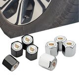 4pcs/set Cadillac Car Air Valve Stem Cap Auto Tyre Valve Covers