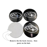 4pcs/set 56mm Subaru STI Car Wheel Center Hub Sticker Decal