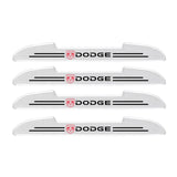 4pcs Dodge Car Door Bumper Strip Anti-collision Protection Sticker