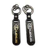 Lexus Carbon Fiber Car Logo Keychain Keyring