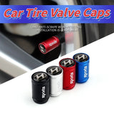 4pcs/set Hyundai Logo Sport Matte Car Air Valve Stem Caps Auto Tyre Valve Covers