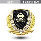 Nissan Metal Diamond Car Rear Sticker Trunk Emblem Badge Decal