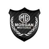 MG Metal Carbon Fiber Car Rear Sticker Shield Trunk Emblem Badge Decal