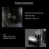 4pcs Chevrolet Logo Car Tire Valve Caps