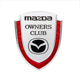 Mazda Metal Shield Car Rear Sticker Auto Window Emblem Badge Decal