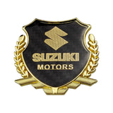Suzuki Metal Carbon Fiber Car Rear Sticker Shield Trunk Emblem Badge Decal
