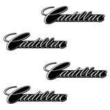 4pcs/set Cadillac Metal Car Stereo Sticker Auto Audio Emblem Decal