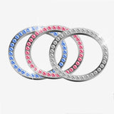 Skoda Luminous Car Engine One-click Start Stop Button Cover Sticker