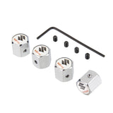4pcs/set Suzuki Anti-Theft Car Air Valve Stem Cap Auto Tyre Valve Covers